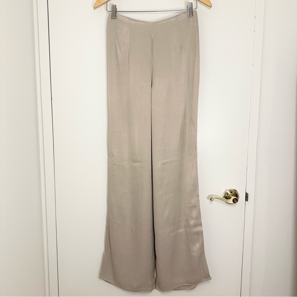 NWOT Wide Leg Silk Pants